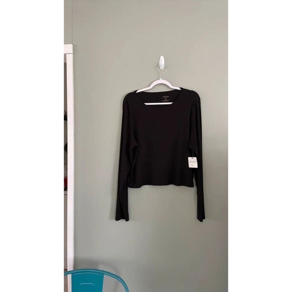 Arizona Jean Co Women's Black XXXL Long Sleeve Top NWT
